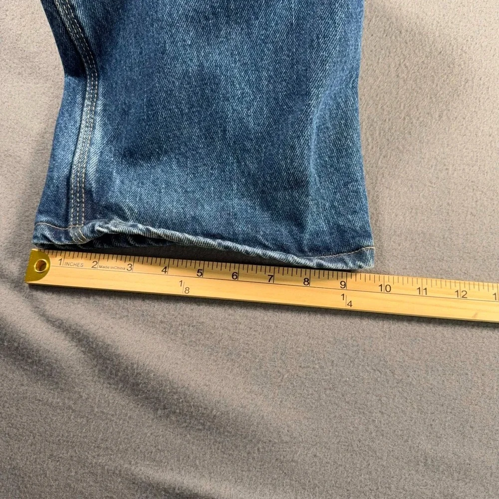 Dickies Jeans Mens 40x30 Blue Relaxed Fit Carpenter Work Denim Utility Pants